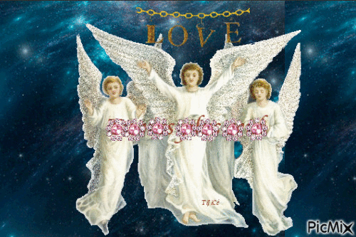 Angels sending love - Darmowy animowany GIF
