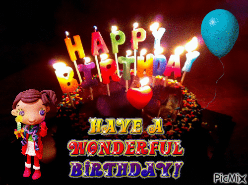 BIRTHDAY - Bezmaksas animēts GIF