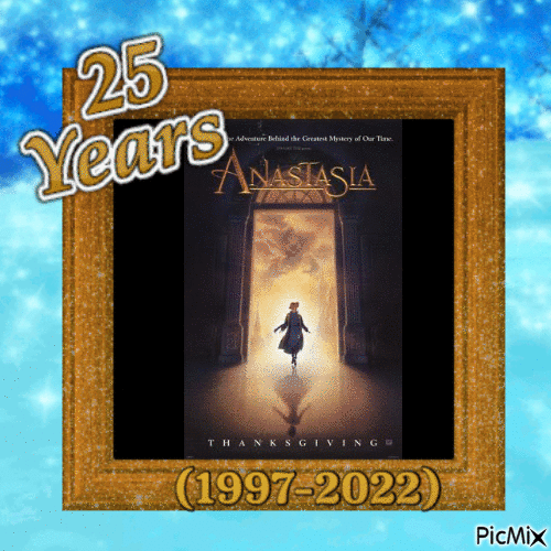Anastasia 25 years - Ingyenes animált GIF