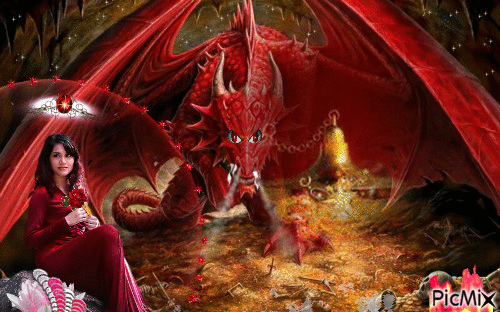 Ly-Anne & Le Dragon - Besplatni animirani GIF