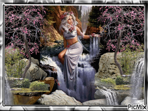 Women in Nature - Free animated GIF