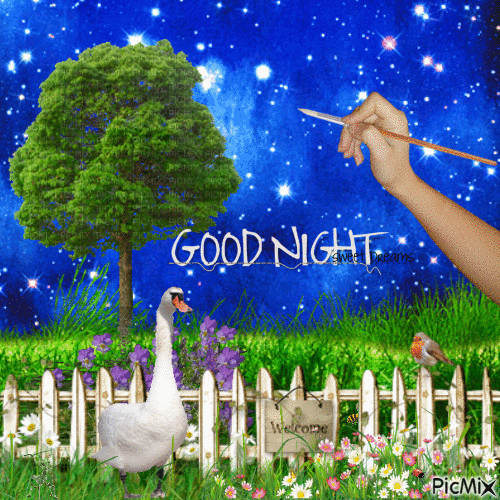 Good Night... - Ilmainen animoitu GIF