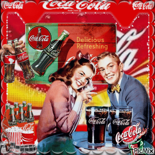 été Coca Cola - Besplatni animirani GIF