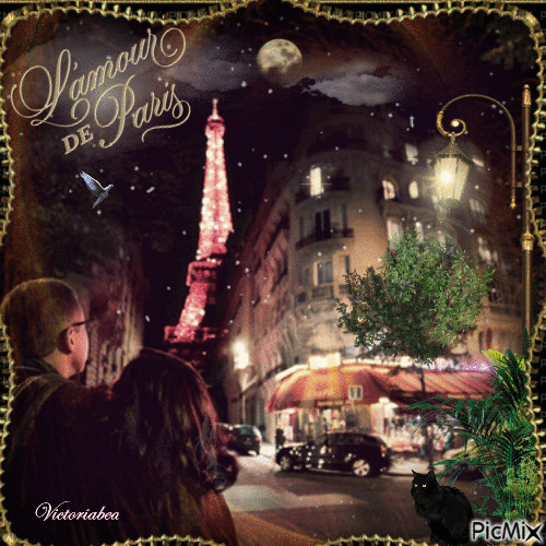 Midnight in Paris - Gratis geanimeerde GIF