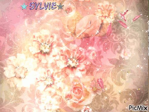 vintage fleurs - 免费动画 GIF