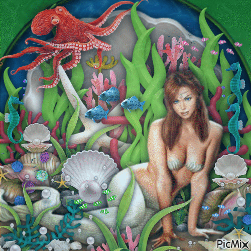 Mermaid-RM-01-04-24 - 無料のアニメーション GIF