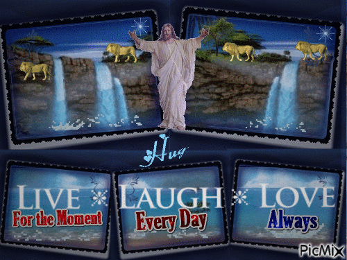 Live Laugh Love - Gratis animerad GIF