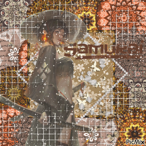 Samurai Woman - Δωρεάν κινούμενο GIF