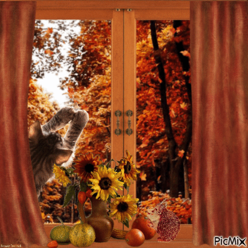 Herbst - GIF animado grátis