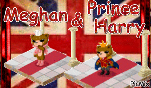 Meghan & Prince Harry - GIF animé gratuit