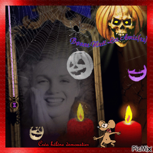 HD  Marilyn  Halloween 5 - GIF animado gratis