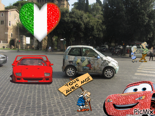italie - Animovaný GIF zadarmo