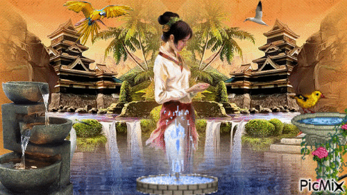 Jardin d'Asie - Bezmaksas animēts GIF
