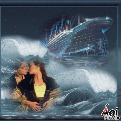 Titanic - Animovaný GIF zadarmo