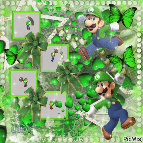 Luigi | Nintendo - Gratis geanimeerde GIF