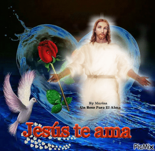 Jesus te Ama - Бесплатный анимированный гифка