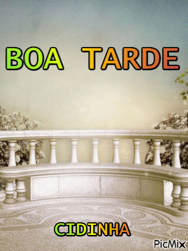 BOA TARDE - Бесплатный анимированный гифка