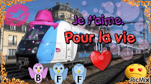 Le trein - Δωρεάν κινούμενο GIF