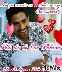 adam valentines day in spanish - Bezmaksas animēts GIF
