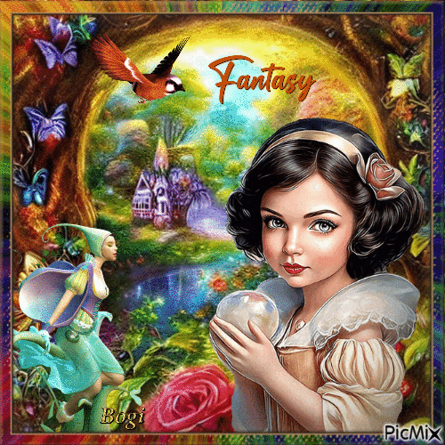 The world of fantasy... - Animovaný GIF zadarmo