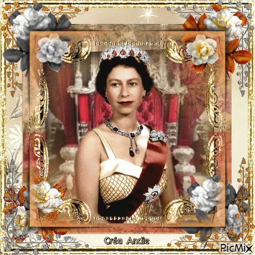 Elizabeth II, Reine d'Angleterre - Nemokamas animacinis gif