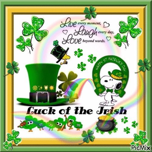 Luck of the Irish - GIF animado grátis