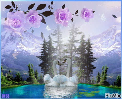 Le lac des cygnes - Ilmainen animoitu GIF