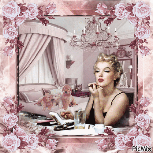 Marilyn Monroe, Actrice américaine - Zdarma animovaný GIF