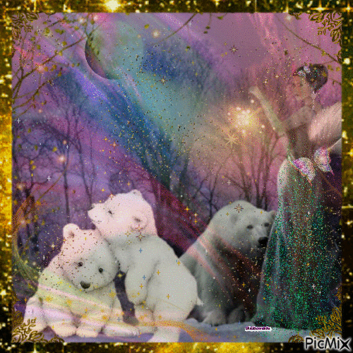 Sweet Polar Bears - Ingyenes animált GIF