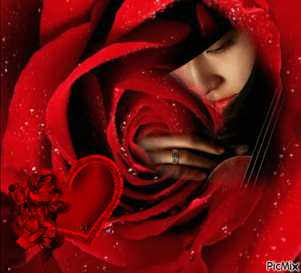 Coeur de Rose - Animovaný GIF zadarmo