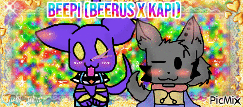 Beerus x Kapi banner - 免费动画 GIF