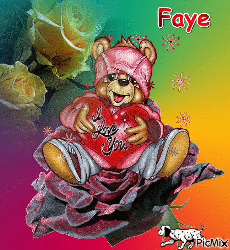 pour toi Faye♥♥♥ - Darmowy animowany GIF