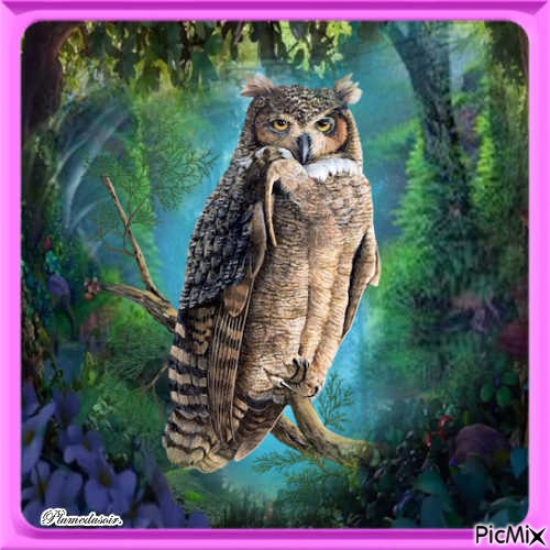 Wise old owl. - nemokama png
