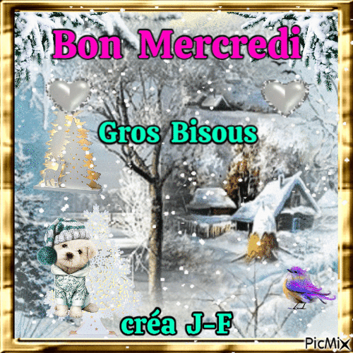bon mercredi - Darmowy animowany GIF