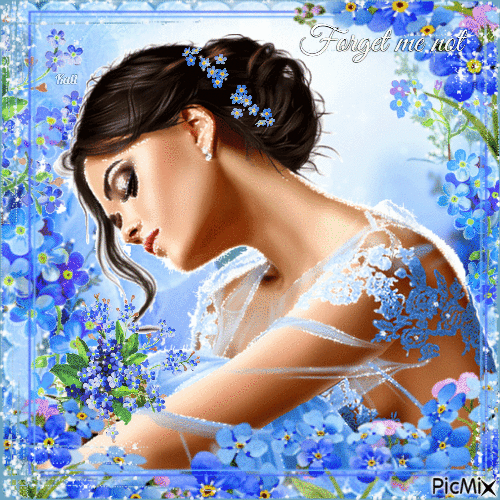 Forget me not - Free animated GIF