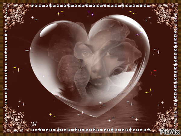Coeur de Rose - GIF animado grátis