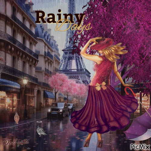 IL pleut - 無料のアニメーション GIF