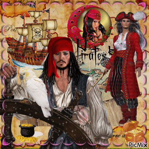 le pirate des caraibes - Δωρεάν κινούμενο GIF