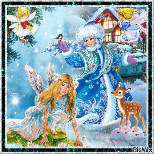 Winter fairy - Gratis animerad GIF