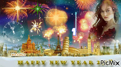 nova godina - Ingyenes animált GIF