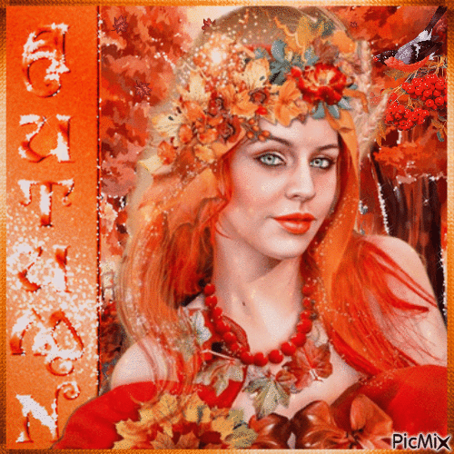 Autumn Portrait - Ingyenes animált GIF