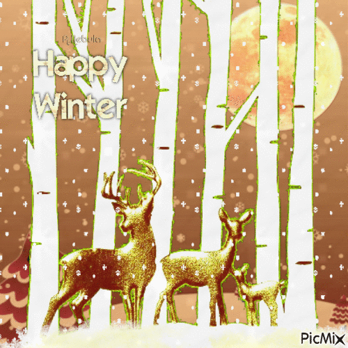 Happy Winter - GIF animado gratis