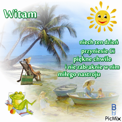 witam - Animovaný GIF zadarmo