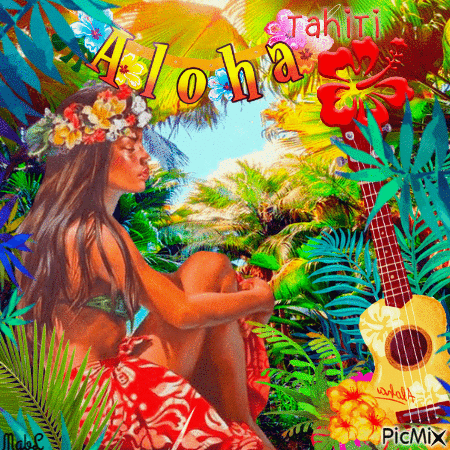 Tahitienne - Nemokamas animacinis gif