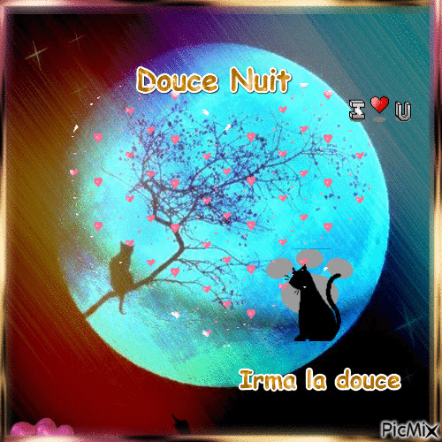 Douce Nuit - Nemokamas animacinis gif