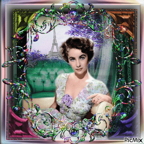Elizabeth Taylor, Actrice britannique - Free animated GIF