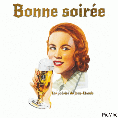 Bonne soirée - Бесплатный анимированный гифка