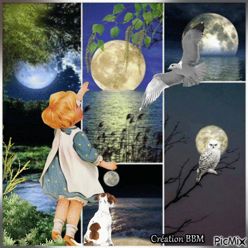 Clair de lune par BBM - Бесплатни анимирани ГИФ