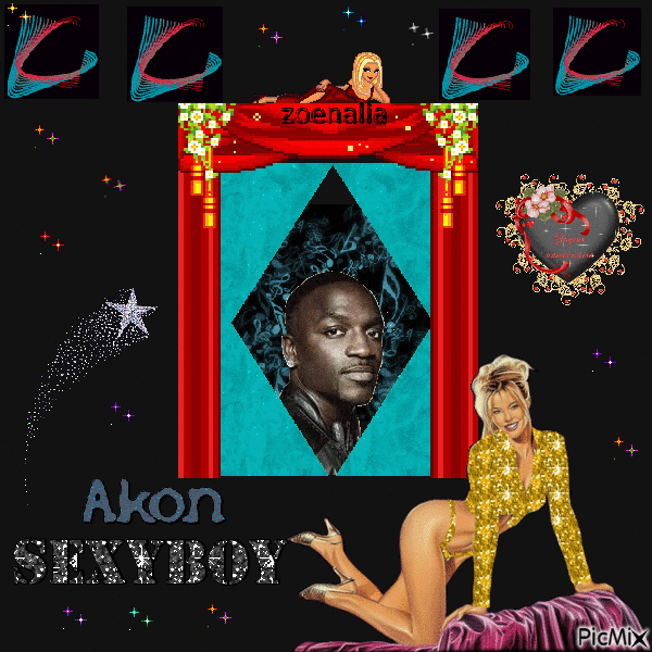 Akon - GIF animé gratuit