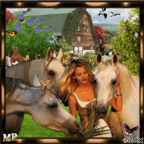 i love my horses - Ingyenes animált GIF
